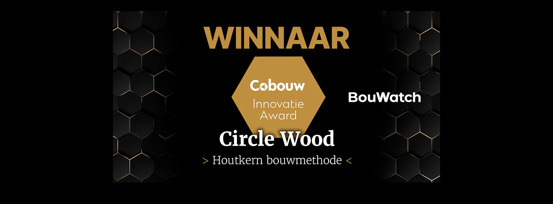 Cobouw Innovatie Award voor HoutKern Bouwmethode